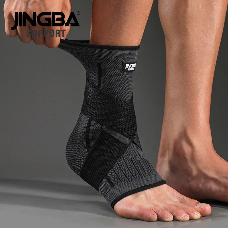 Jingba Supporte tornozeleira de compressão